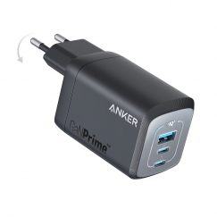 Anker Prime Universaali Musta USB Pikalataus Sisätila