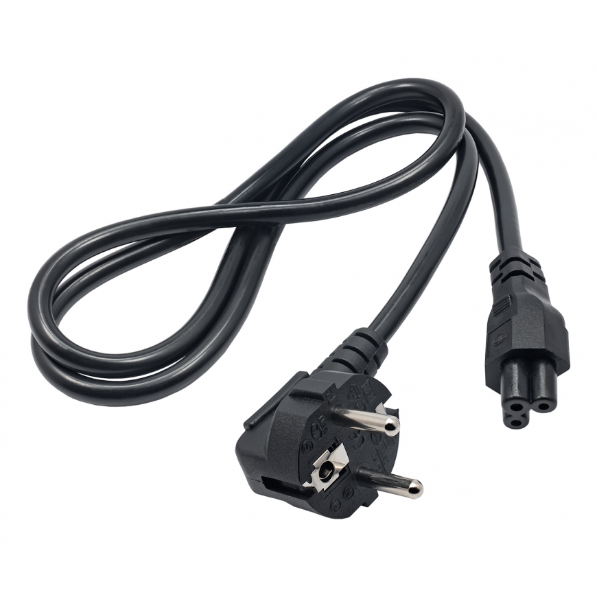 Akyga AK-NB-08C elektrības kabelis Melns 1