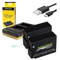 Set Charger Dual Panasonic DMW-BLC12+2x Battery 1000mAh Set Charger Dual Panasonic DMW-BLC12+2x Battery 1000mAh