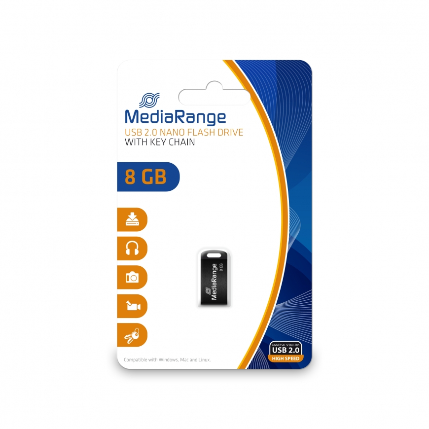 MediaRange MR920 USB zibatmiņa 8 GB
