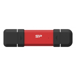 Silicon Power DS72 USB флеш накопитель 250 GB USB Type-A / USB Type-C 3.2 Gen 2 (3.1 Gen 2) Красный