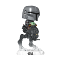 FUNKO POP! Rides DLX: Star Wars: Mandalorian & Grogu - The Mandalorian w/Grogu in Imperial Remnant AT-RT
