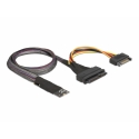 DeLOCK M.2 Key M to U.2 SFF-8639 NVMe Adapter with 50 cm cable DeLOCK M.2 Key M to U.2 SFF-8639 NVMe Adapter with 50 cm cable