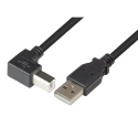 Techly ICOC U-AB-30-ANG USB-kaapeli USB 2.0 3 m USB A USB B Musta Techly ICOC U-AB-30-ANG USB-kaapeli USB 2.0 3 m USB A USB B Musta