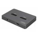 Digitus DA-71546-1 saugojimo diskų prijungimo stotis USB 3.2 Gen 2 (3.1 Gen 2) Type-C Juoda
