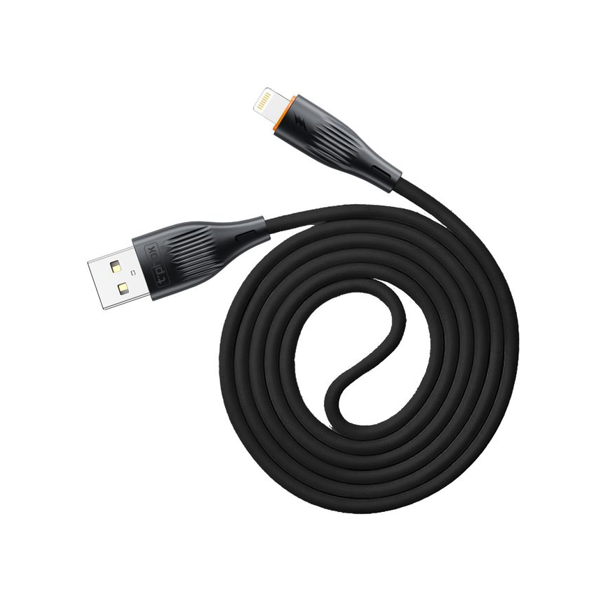 T-PHOX CABLE X-LITE LIGHTNING BLACK 1M 3A – 2