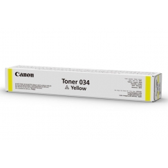 Canon 034 tonera kārtridžs 1 pcs Oriģināls Dzeltens