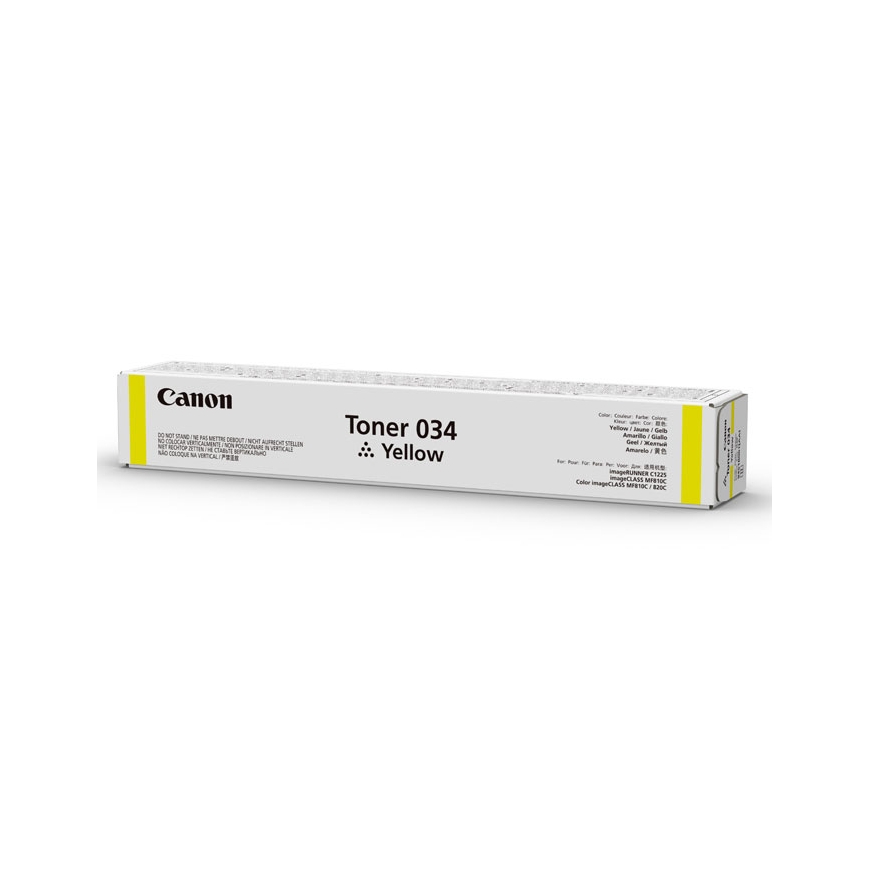 Canon 034 tonerio kasetė 1 vnt Originalus Geltona