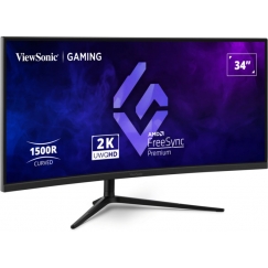 Viewsonic VX3418C-2K монитор для ПК 86,4 cm (34") 3440 x 1440 пикселей UltraWide Quad HD Черный