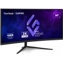 Viewsonic VX3418C-2K PC lamekuvar 86,4 cm (34") 3440 x 1440 pikslit UltraWide Quad HD Must Viewsonic VX3418C-2K PC lamekuvar 86,4 cm (34") 3440 x 1440 pikslit UltraWide Quad HD Must