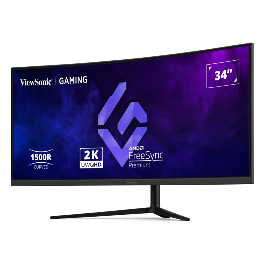 Viewsonic VX3418C-2K computer monitor 86.4 cm (34") 3440 x 1440 pixels UltraWide Quad HD Black – 5