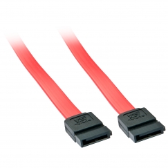 Lindy 33323 кабель SATA 0,2 m SATA 7-pin Красный
