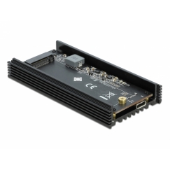 DeLOCK 42000 tallennusaseman kotelo Musta M.2