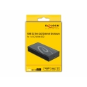 DeLOCK 42000 tallennusaseman kotelo Musta M.2 DeLOCK 42000 tallennusaseman kotelo Musta M.2