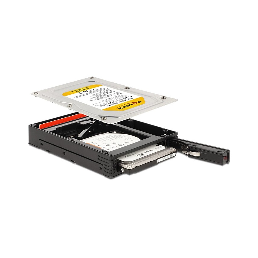 DeLOCK 47224 kõvakettaboks Must 2.5" – 3