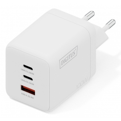 Digitus USB GaN Charger 100W, 2x USB-C, 1x USB-A