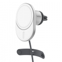 Belkin BoostCharge Pro Viedtālrunis Sudrabs, Balts USB Bezvadu lādēšana Ātrā uzlāde Auto Belkin BoostCharge Pro Viedtālrunis Sudrabs, Balts USB Bezvadu lādēšana Ātrā uzlāde Auto