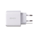 Lindy 73428 mobile device charger Universal White AC Fast charging Indoor Lindy 73428 mobile device charger Universal White AC Fast charging Indoor