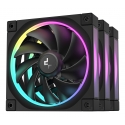 DeepCool FL12-3 in 1 Arvuti korpus Ventilaator 12 cm Must 3 tk DeepCool FL12-3 in 1 Arvuti korpus Ventilaator 12 cm Must 3 tk