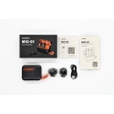 Hohem MIC-01-USBC mikrofoni Musta Paikoilleen napsautettava mikrofoni Hohem MIC-01-USBC mikrofoni Musta Paikoilleen napsautettava mikrofoni