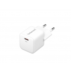 Intenso POWER ADAPTER USB-C GAN/7803022 Universaalne Valge Vahelduvvool Kiirlaadimine Hoonesisene