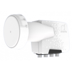Inverto 5443 / 24545 palydovinis keitiklis (LNB) 10,7 - 12,75 GHz Juoda, Balta