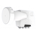 Inverto 5443 / 24545 madala müratasemega plokkmuundur (LNB) 10,7 - 12,75 GHz Must, Valge
