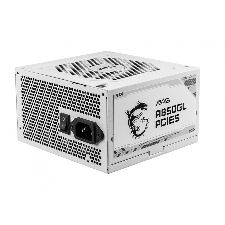 MSI MAG A850GL PCIE5 WHITE barošanas