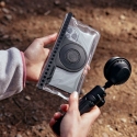 FIDLOCK Vacuum mobiiltelefoni ümbris 17,5 cm (6.9") Kinnitusega kaas Must, Läbipaistev