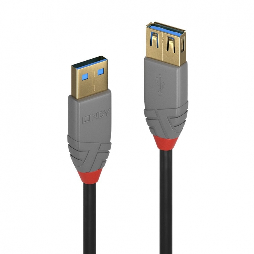 Lindy 36761 USB-kaabel USB 3.2 Gen 1 (3.1 Gen 1) 1 m USB A Must