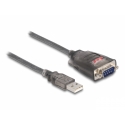 DeLOCK 61400 kabelių lizdinio / kištukinio jungčių tipo keitiklis USB A RS-232 Juoda DeLOCK 61400 kabelių lizdinio / kištukinio jungčių tipo keitiklis USB A RS-232 Juoda