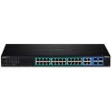 Trendnet TPE-5028WS verkkokytkin Hallittu Gigabit Ethernet (10/100/1000) Power over Ethernet -tuki 1