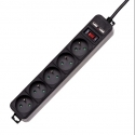 Akyga AK-SP-05U surge protector Black 5 AC outlet(s) 1.5 m Akyga AK-SP-05U surge protector Black 5 AC outlet(s) 1.5 m