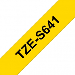 Brother TZE-S641 etikečių juostelė Juoda ant geltonos TZ