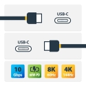 StarTech.com USB31CC1M USB kabelis USB 3.2 Gen 2 (3.1 Gen 2) 1 m USB C Juoda