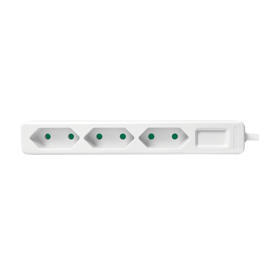 LogiLink LPS229 удлинитель 1,5 m 3 розетка(и) Для помещений Белый – 2