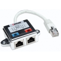 Intellinet 504195 kaapelin sukupuolenvaihtaja 2 x RJ45 RJ45 Hopea, Valkoinen Intellinet 504195 kaapelin sukupuolenvaihtaja 2 x RJ45 RJ45 Hopea, Valkoinen