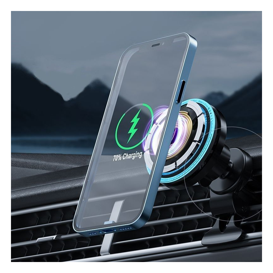 CAR HOLDER T-PHOX iMAG MAGNETIC WIRELESS TRANSPARENT – 2
