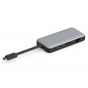 Digitus DA-70916 dokstacija Vadu USB 3.2 Gen 2 (3.1 Gen 2) Type-C Melns, Pelēks Digitus DA-70916 dokstacija Vadu USB 3.2 Gen 2 (3.1 Gen 2) Type-C Melns, Pelēks