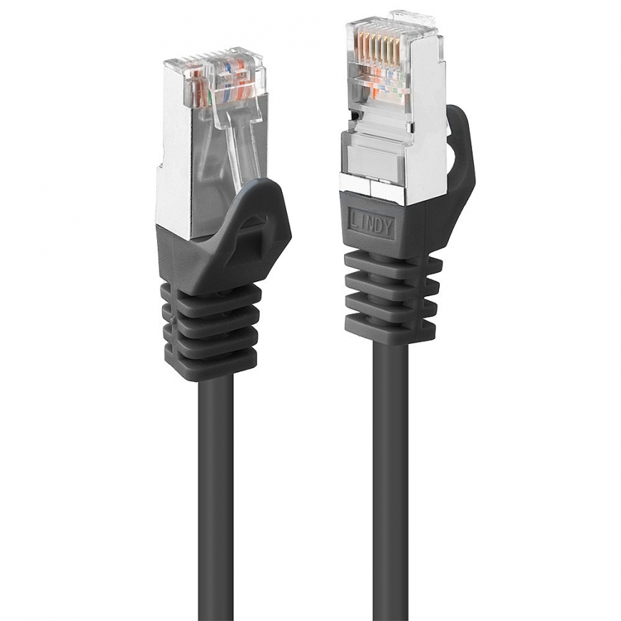 Lindy 48382 networking cable Black 2 m Cat5e F/UTP (FTP)