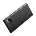 Baseus 6932172618292 nešiojamasis įkroviklis Ličio-jonų (Li-Ion) 10000 mAh Juoda Baseus 6932172618292 nešiojamasis įkroviklis Ličio-jonų (Li-Ion) 10000 mAh Juoda