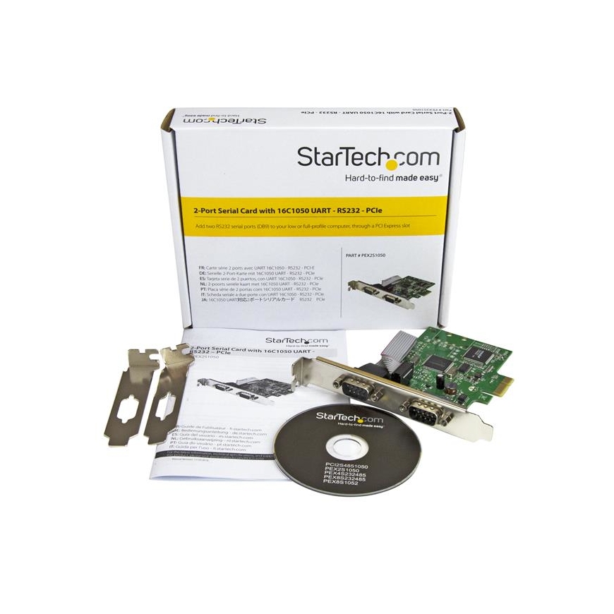 StarTech.com PEX2S1050 interfeisa karte/adapteris Iekšējs Sērijveida – 5