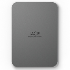LaCie Mobile Drive Secure ulkoinen kovalevy 4 TB USB Type-C 3.2 Gen 1 (3.1 Gen 1) Harmaa