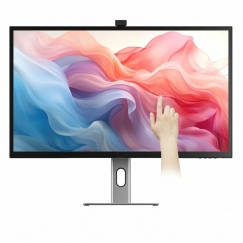 ALOGIC 32C4KPDWT PC lamekuvar 81,3 cm (32") 3840 x 2160 pikslit 4K Ultra HD LED Puutetundlik ekraan Mitmikkasutaja Must, Hõbe