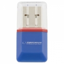 Esperanza EA134B card reader USB 2.0 Blue, Silver, Transparent Esperanza EA134B card reader USB 2.0 Blue, Silver, Transparent