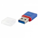 Esperanza EA134B kortinlukija USB 2.0 Sininen, Hopea, Läpinäkyvä Esperanza EA134B kortinlukija USB 2.0 Sininen, Hopea, Läpinäkyvä