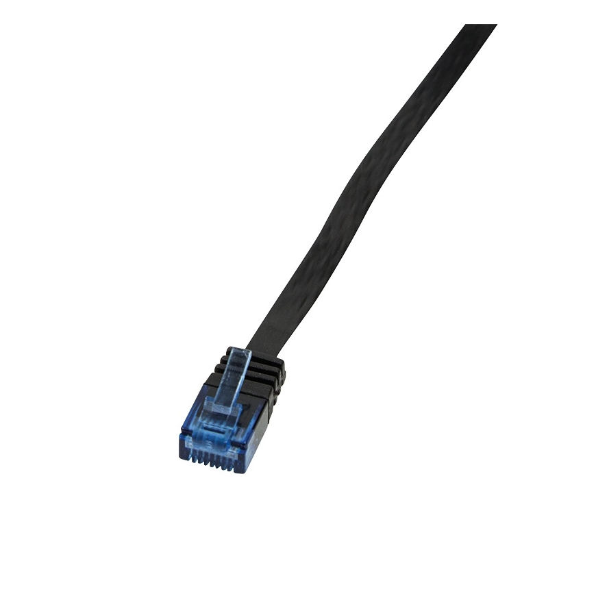 LogiLink 0.25m Cat6 U/UTP RJ45 tinklo kabelis Juoda 0,25 m U/UTP (UTP)