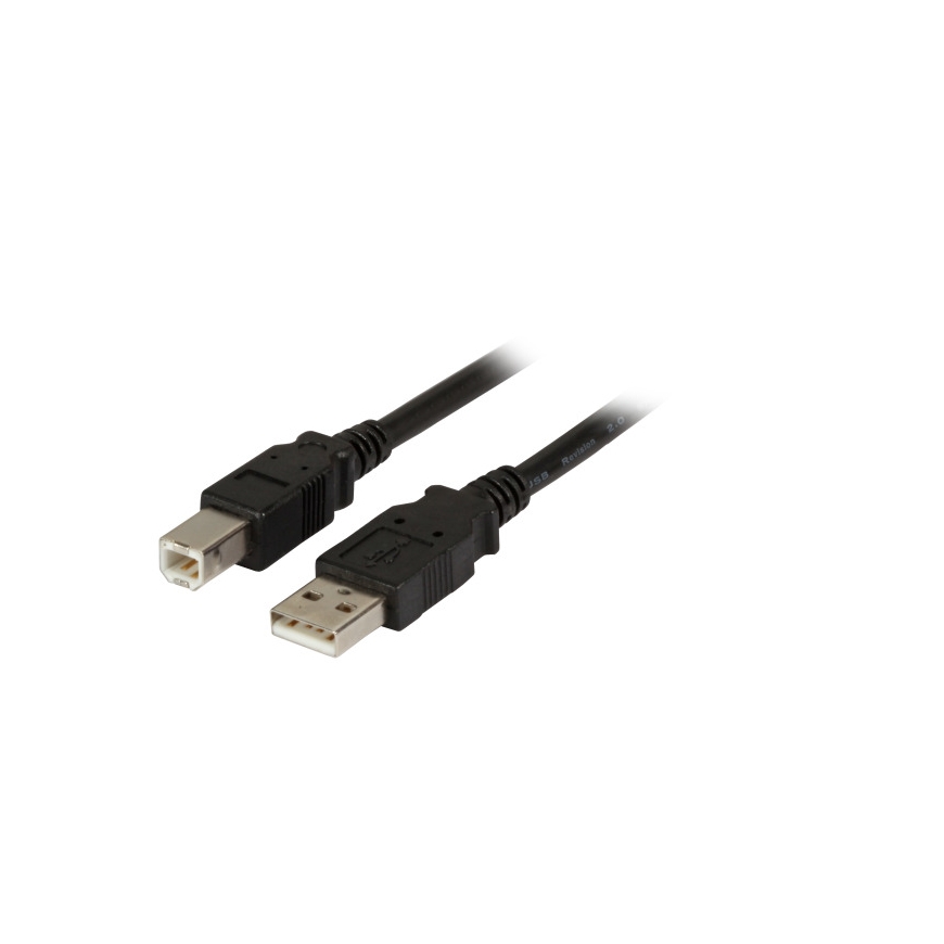 EFB Elektronik USB A/USB B, 2 m USB-kaapeli USB 2.0 5 m Musta