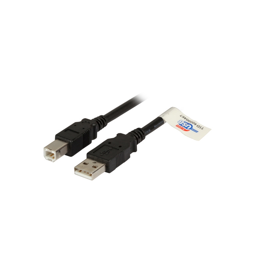 EFB Elektronik USB A/USB B, 2 m USB кабель USB 2.0 5 m Черный – 2