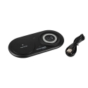 RealPower ChargeAIR Duo Älypuhelin, Älykello Musta USB Sisätila